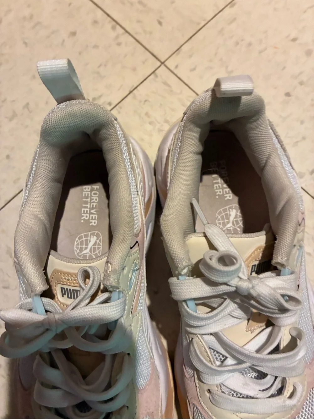 Puma Pastel Multi-Panel Low-Top Sneakers